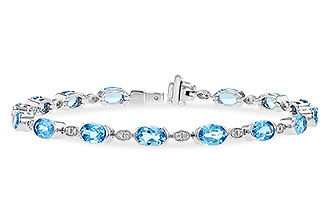 M273-82095: BRACELET 7.80 SWISS BLUE TOPAZ 7.96 TGW
