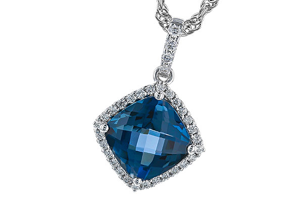 M273-85768: NECK 1.09 LONDON BLUE TOPAZ 1.20 TGW