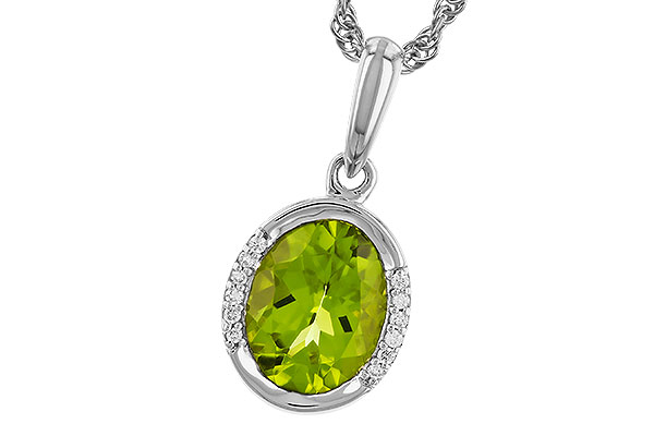 M273-85795: NECKLACE 1.72 TW PERIDOT 1.75 TGW (9x7 PER)