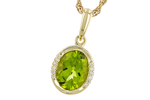 M273-85795: NECKLACE 1.72 TW PERIDOT 1.75 TGW (9x7 PER)