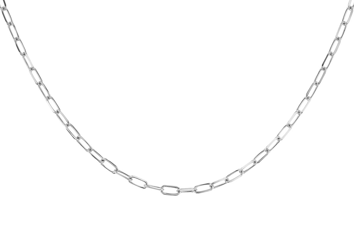 M273-87604: PAPERCLIP MD (18IN, 3.10MM, 14KT, LOBSTER CLASP)
