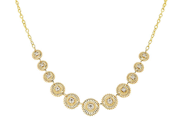 M273-88477: NECKLACE .22 TW (17")