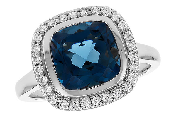 M273-88486: LDS RG 3.85 LONDON BLUE TOPAZ 4.15 TGW (9MM LBT)