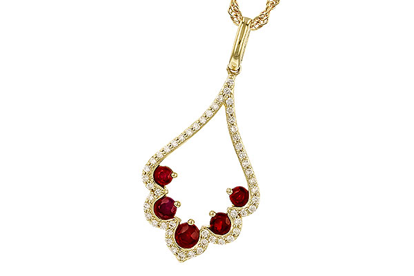 M273-90322: NECK .34 RUBY .53 TGW