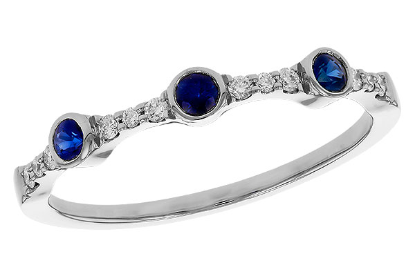 M274-75768: LDS WED RG .16 SAPPHIRE .25 TGW