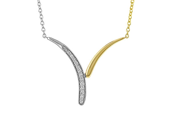 M274-77613: NECKLACE .12 TW (18")