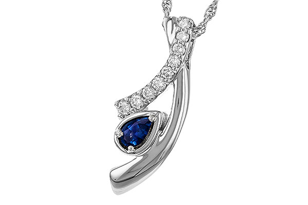 M274-78459: NECKLACE .23 SAPP .40 TGW (5x3 SAPP)