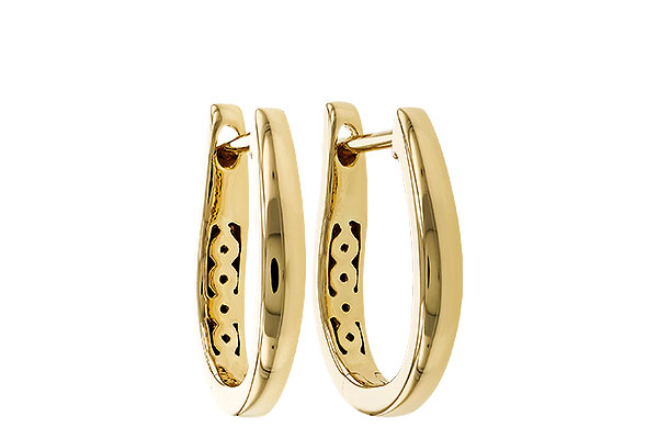 M274-78522: GOLD EARRINGS (15MM)