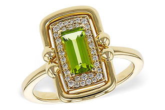 M274-81195: LDS RG .72 PERIDOT .84 TGW (8x4MM PER)
