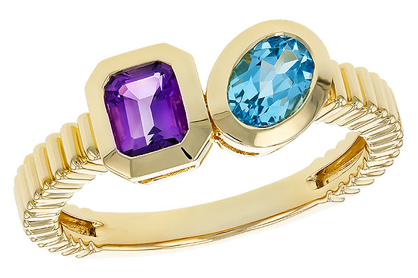 M274-81204: LDS RG .82 TW SEMI-PRECIOUS (AMY,SWISS BT)