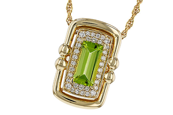 M274-81213: NECKLACE .72 PERIDOT .84 TGW (8x4MM PER)